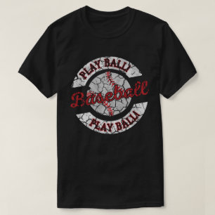 Speel Honkbal Vintage Honkbal T-shirt