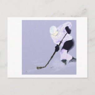 Speel Ice Hockey Art Briefkaart