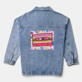 Speel Iets Cool Epic Music Mixtape Art Denim Jacket (Achterkant)