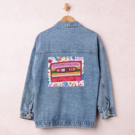 Speel Iets Cool Epic Music Mixtape Art Denim Jacket (Hangar)