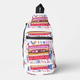 Speel Iets Cools Muziek Mixtape Kunst Leuk Sling Bag