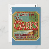 Speel in het OZARKS-land een miljoen glimlach Briefkaart (Voorkant / Achterkant)