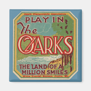 Speel in het OZARKS-land een miljoen glimlach Magneet