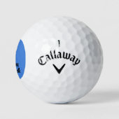 Speel in Zand Quote Funny Persoonlijke Golf Balls Golfballen (Logo)