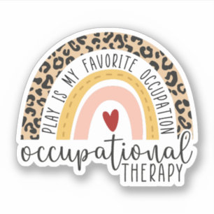 Speel is mijn favoriete beroep, beroep sticker