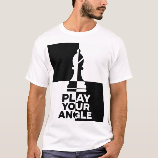 Speel Je Hoek Schaak Loper T-shirt (Voorkant)