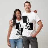 Speel Je Hoek Schaak Loper T-shirt (Unisex)