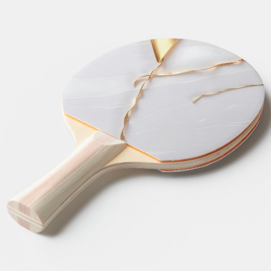 Speel je spel op met Waterverf Ping Pong Paddle Tafeltennisbatje (Voorkant Gekanteld)