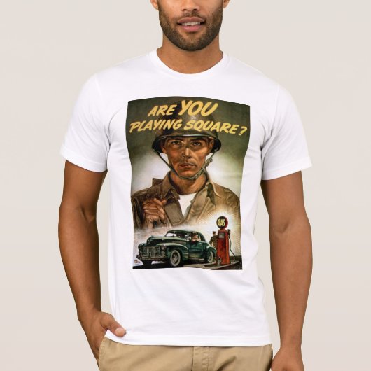 Speel je vierkant? t-shirt (Voorkant)