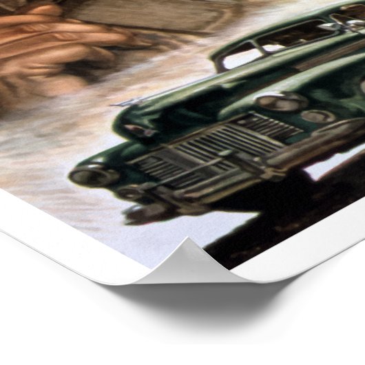 Speel je vierkant — Tweede Wereldoorlog Poster (Hoek)