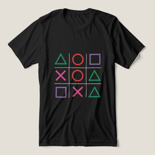 Speel je zet - Retro Gamer Vibe T-shirt (Design voorkant)