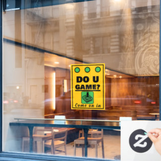 Speel Jij Games? Raamsticker