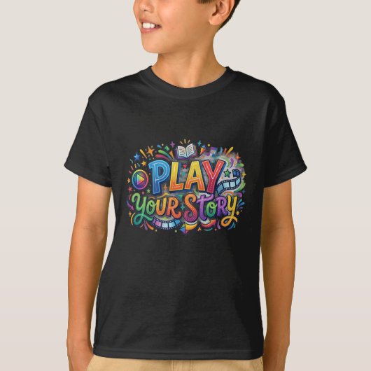Speel Jouw Verhaal T-shirt (Voorkant)