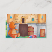 Speel Kasteel Kinderopvang Babysitter Kinderopvang Visitekaartje (Achterkant)