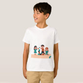 Speel kinderen t-shirt (Voorkant volledig)