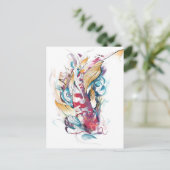 Speel Koi Briefkaart (Staand voorkant)