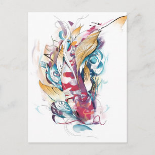 Speel Koi Briefkaart