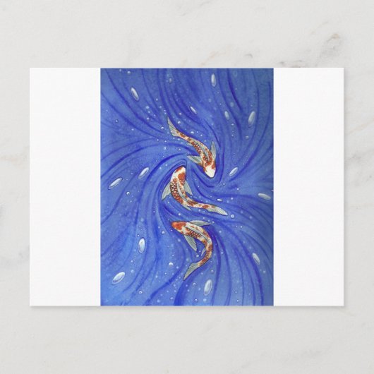 Speel Koi Briefkaart (Voorkant)