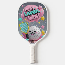 Speel. Lach. Win! – Minimaal Kawaii Pickleball Pad Paddle