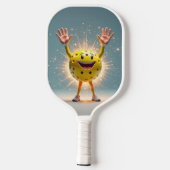 Speel. Lach. Win! – Minimaal Kawaii Pickleball Pad Pickleball Paddle (Achterkant)