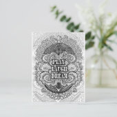 Speel lachdroom - Positieve Quote's Briefkaart (Staand voorkant)