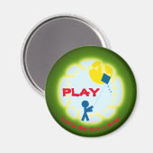 Speel! Laten we gaan vliegen een vlieger! Magneet (Voorkant / Achterkant)