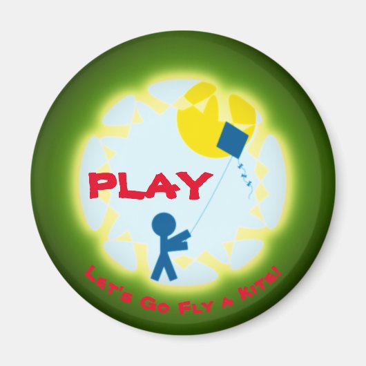 Speel! Laten we gaan vliegen een vlieger! Magneet (Voorkant)