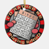 Speel liever bingo Ornament (Voorkant)