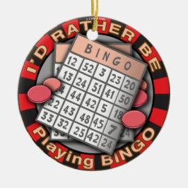 Speel liever bingo Ornament