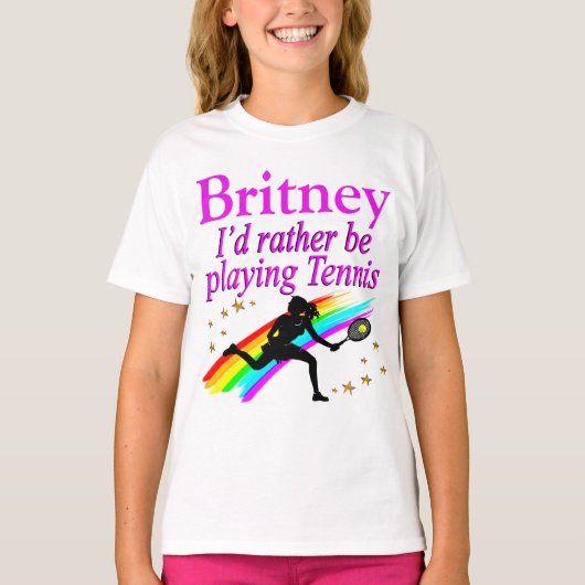 SPEEL LIEVER GEPERSONALISEERDE TENNIS TANKTOP (Voorkant)