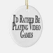Speel liever videogames keramisch ornament (Rechts)