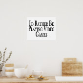 Speel liever videogames poster (Keuken)