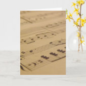 Speel me nog een liedje Wenskaart Kaart (Gele Bloem)