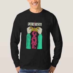 Speel Me Nu – Retro Gamecontroller Ontwerp T-shirt