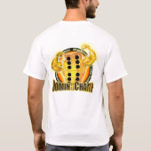 Speel me online op DominoChamp.com T-shirt (Achterkant)