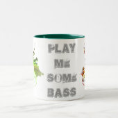 Speel me wat bass tweekleurige koffiemok (Center)