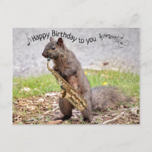 Speel me wat Jazz Birthday Briefkaart