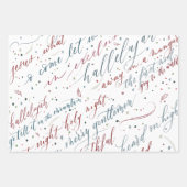 Speel mee met kerstcadeaupapier, flatpanel papier  inpakpapier vel (Voorkant 2)