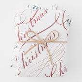 Speel mee met kerstcadeaupapier, flatpanel papier  inpakpapier vel (In situ)