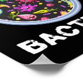 Speel met bacterie microbiologie poster (Hoek)