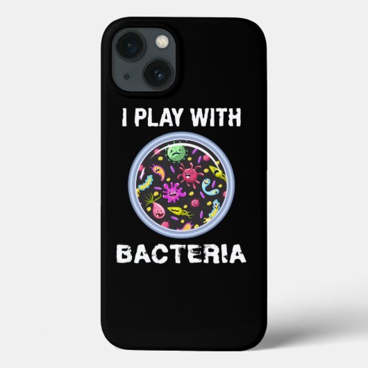 Speel met bacteriën Microbiologie Scheikunde Case-Mate iPhone Case (Achterkant)