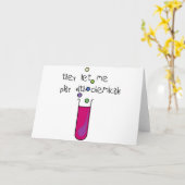 Speel met chemicaliën kaart (Gele Bloem)