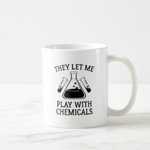Speel met chemicaliën koffiemok