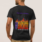 Speel met een draak en gerookte T-shirt (Achterkant)