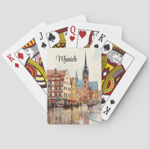 Speel met een vleugje Beierse kunst Pokerkaarten
