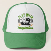 Speel met je fantasie en spel trucker pet (Voorkant)