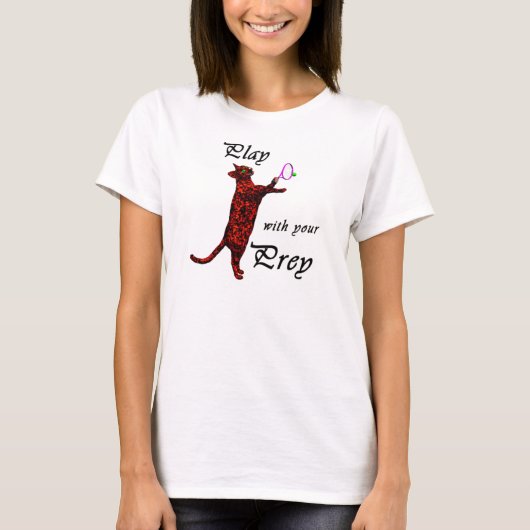 Speel met je prei (Tennis) T-shirt (Voorkant)