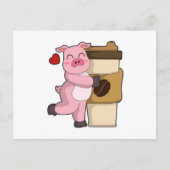 Speel met koffie briefkaart (Voorkant)