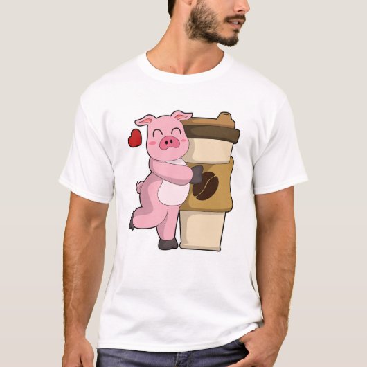 Speel met koffie t-shirt (Voorkant)
