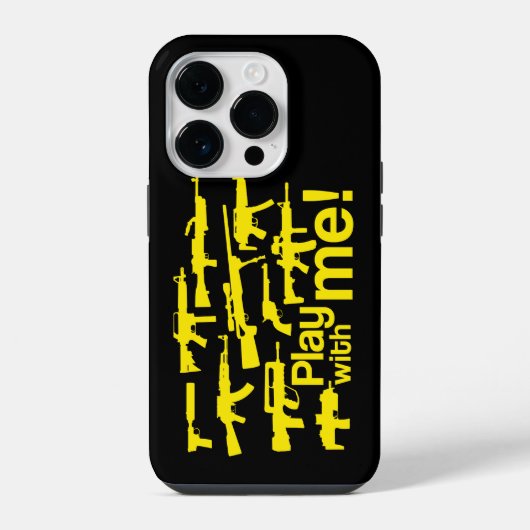 Speel met me! iPhone hoesje (Achterkant)